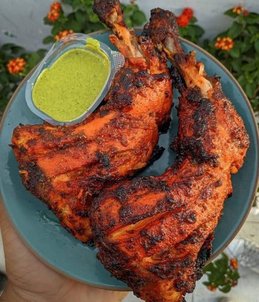Let_s enjoy tandoori chicken with me_ Let_s enjoy tandoori chicken with me_